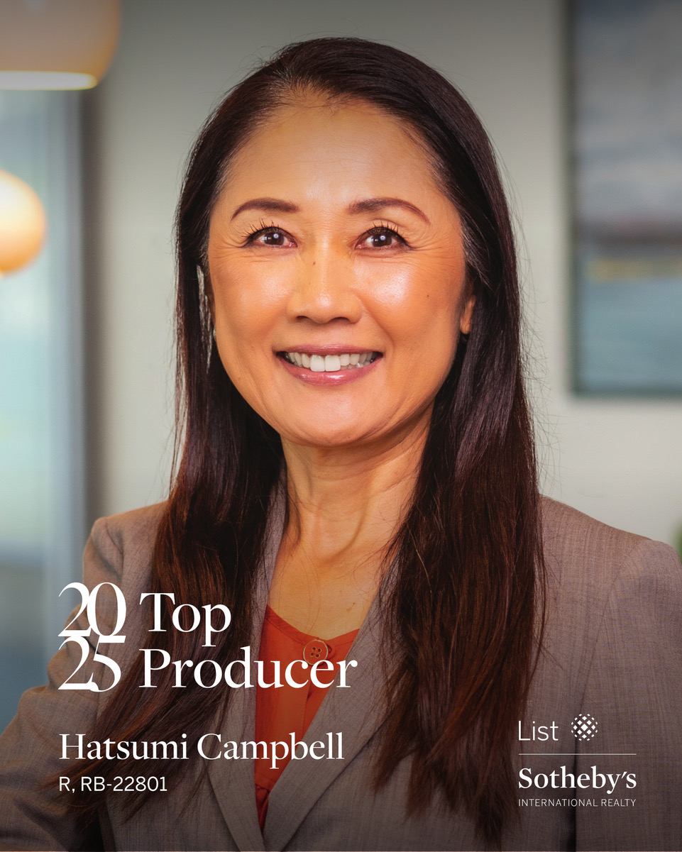 リストサザビーズで2025年Top Producer3年連続受賞！